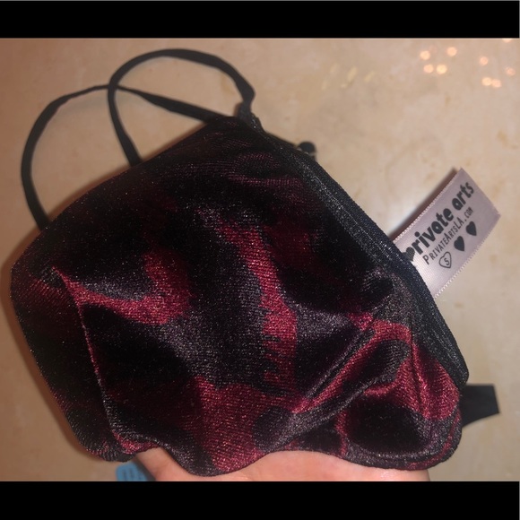 Velvet cheetah bralette - Picture 2 of 2